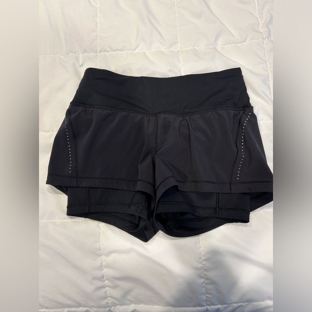Vintage Lululemon Black Shorts with Built-it Spandex